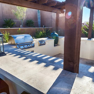 Jacuzzi, Pool, and Grill Backyard