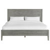 Arden Panel Wood King Bed, Driftwood Gray
