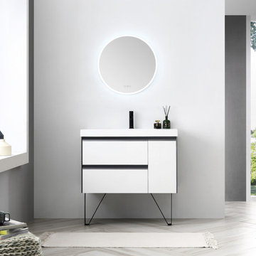 Luxury Vanity with LED Mirror