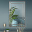 Head West Beaded Champagne Silver Beveled Wall Mirror - 24x36