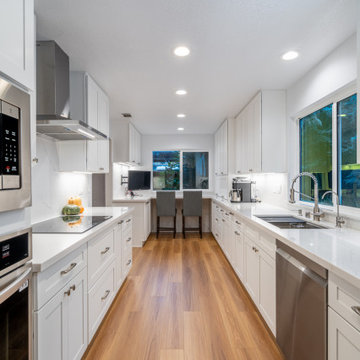 Modern White Kitchen with Efficient Storage Solutions 3 | RTA The Cabination
