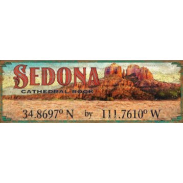 Sedona Wood Sign, 11"x32