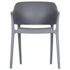 Faro Outdoor Dining Chair Charcoal Gray-M2