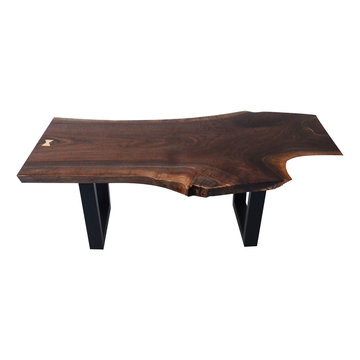 WOODLYNNS EDGE " Live edge slab table and woodwork "