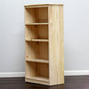 York Bookcase, 11_x25x48, Pine Wood, Unfinished