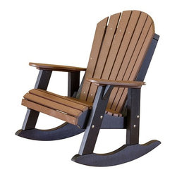 Heritage Fan Back Rocker - Patio Furniture And Outdoor Furniture