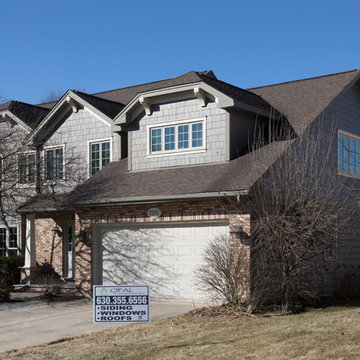 Shakin' things up in Naperville with shake style fiber cement siding replacement