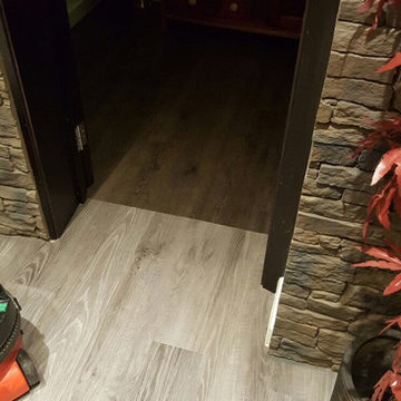 Installing Amtico Floor in Wood Effect to Living Areas