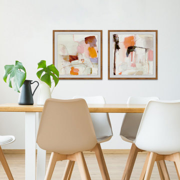 Crazy Abstract Diptych