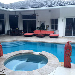 Galala Cream Tumbled Paver - Home Improvement