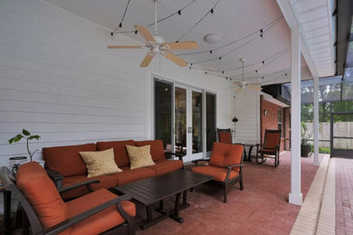 This is an example of a 1950s porch design in Jacksonville.