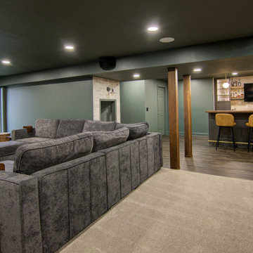 Modern Elegance Basement Remodel