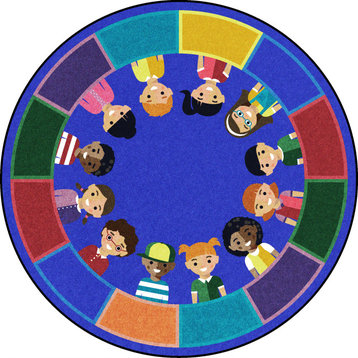 All of Us Together Rug, 7'7" Round