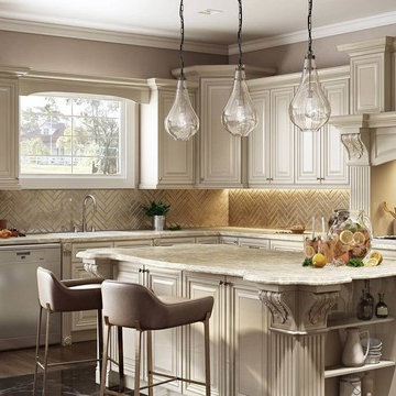 Kitchen CG Render for a Chic Design