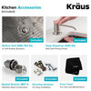 Kraus KHU100-32-1610-53 Standart PRO 32" Undermount Single Basin - Matte Black