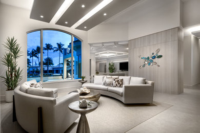 Living room - living room idea in Miami