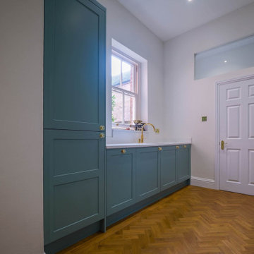 Blue Shaker Kitchen in Mickleover