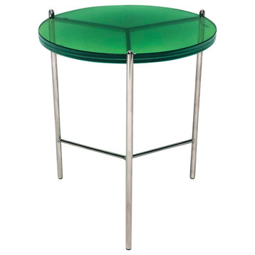 Bolt End Table 21" Green Top