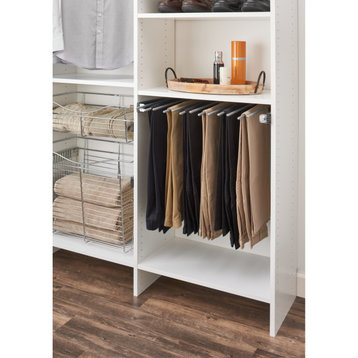 Steel Pull Out Pants Organizer for Custom Closet Systems, 29.75"