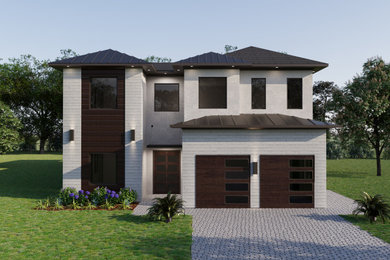 Exterior Home Elevation Render