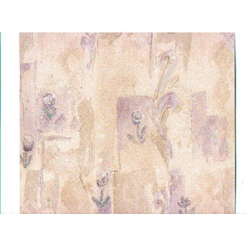 Modern Non-Woven Wallpaper For Accent Wall - Floral Wallpaper 71722, Roll