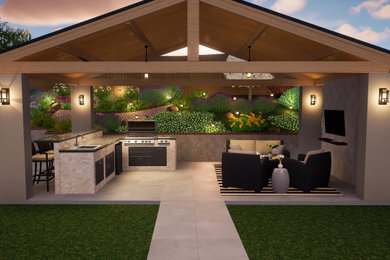On Going - Pavilion Kitchen Backyard