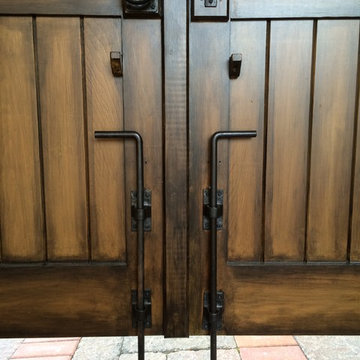 20" Dark Bronze Cane Bolt for Double Gates