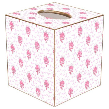 TB535 - Pink Provencial Print Tissue Box Cover
