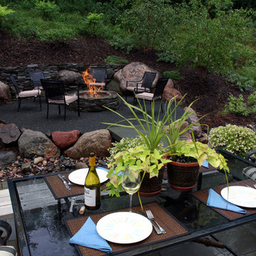 Rustic Terrace & Firepit