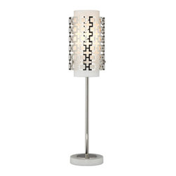 Jonathan Adler Parker Buffet Table Torchiere - Table Lamps