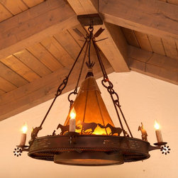 Mustang Chandelier - Chandeliers