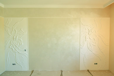 Home design - large contemporary home design idea in Miami