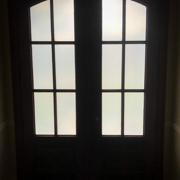 Front Door Window Film - Complete Privacy - 3M Opaque White
