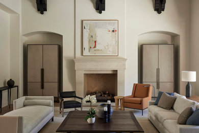 Living room - transitional living room idea in Other