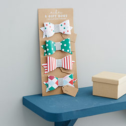 set of 4 bow gift tags - Home Accessories & Decor