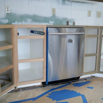 Alder/Walnut Kitchen cabinets