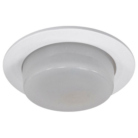 NICOR 4" Recessed Drop Opal Shower Trim, White