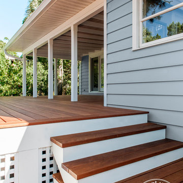 Garapa Decking used in Florida Coastal Home