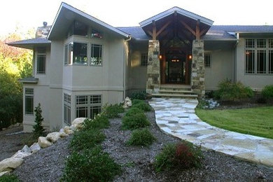 Trendy exterior home photo in Raleigh
