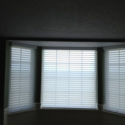 Bay Window Treatments - Roller Shades