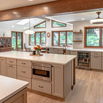 Open Concept Kitchen & Sunroom Remodel - Pewaukee