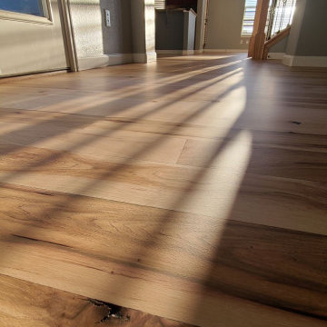 Hickory wood floor with Invisible Finish!