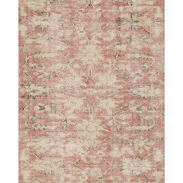 Vintage Turkish Hand-Knotted Rug 5' 6" x 9' 3", 66 in. x 111 in.
