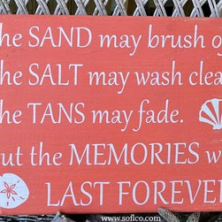 Handcrafted Beach House Decor Signs - Products