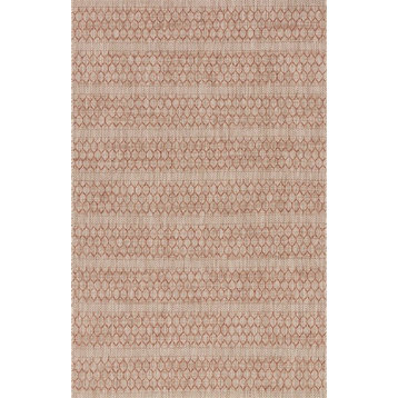 Beige Rust Indoor Outdoor Isle Area Rug by Loloi, 2'2"x3'9"