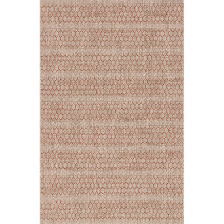 Beige Rust Indoor Outdoor Isle Area Rug by Loloi, 2'2"x3'9"