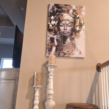 Staircase Landing Transformation – Before & After | Styled & Sold, LLC