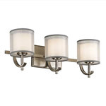 Kichler Lighting - Kichler Lighting 45451AP Tallie - Three Light Swing Arm Bath Vanity - This 3 light wall fixture will effortlessly add toTallie Three Light S Antique Pewter Satin *UL Approved: YES Energy Star Qualified: n/a ADA Certified: n/a  *Number of Lights: Lamp: 3-*Wattage:60w G9 bulb(s) *Bulb Included:No *Bulb Type:G9 *Finish Type:Antique Pewter