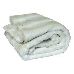Llama Faux Fur Throw - Home Decor
