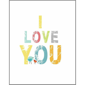 I Love You 11x14 Children's Wall Art Print